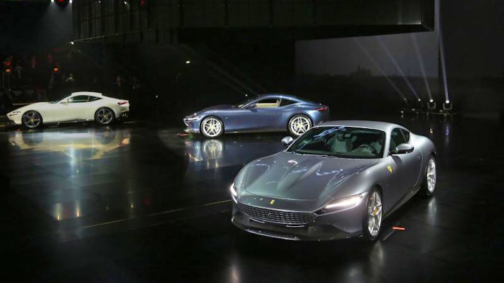Das sind die Auto-Neuheiten 2020. Das Coupé Ferrari Roma ist im GT-Segment einzuordnen und soll mehr als 218'000 Franken kosten.