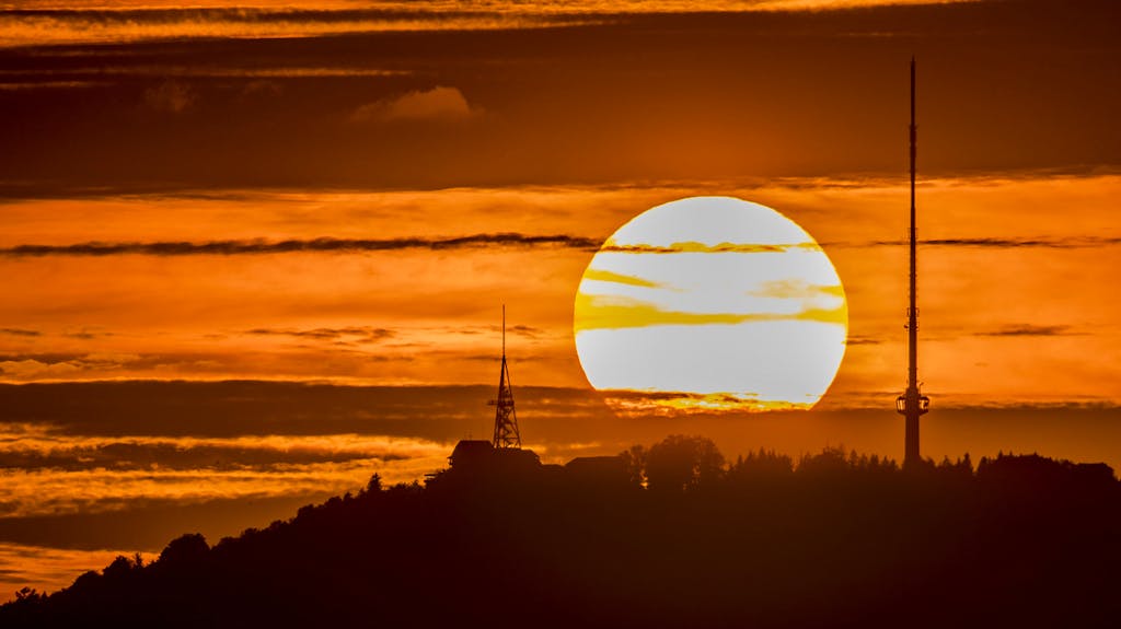 So Fruh Wie Heute Geht Die Sonne Dieses Jahr Nicht Mehr Unter