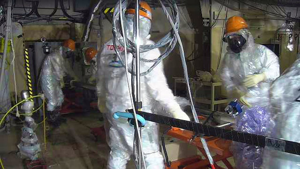 Atomare Überreste. So sieht es heute in der Atomruine von Fukushima aus