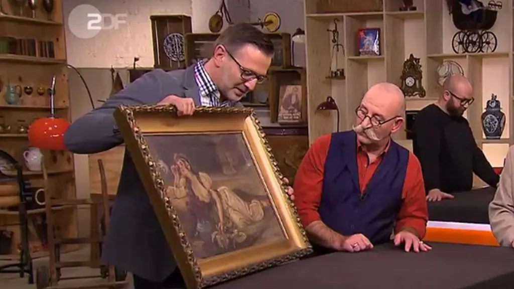 «Bares für Rares». Diese leicht bekleidete Dame brachte Horst Lichter um den Verstand