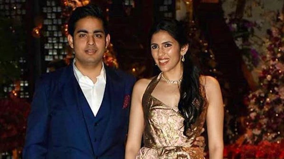 Indische Pre-Wedding-Party mit 850 Gästen steigt in St. Moritz. Werden sich im März in Indien das Ja-Wort geben und feiern derzeit in St. Moritz eine Pre-Wedding-Party: Akash Ambani (links) und Shloka Mehta.