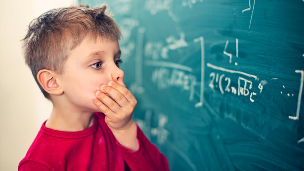 Mathe-Phobie. Wenn man mit Angstschweiss rechnen muss