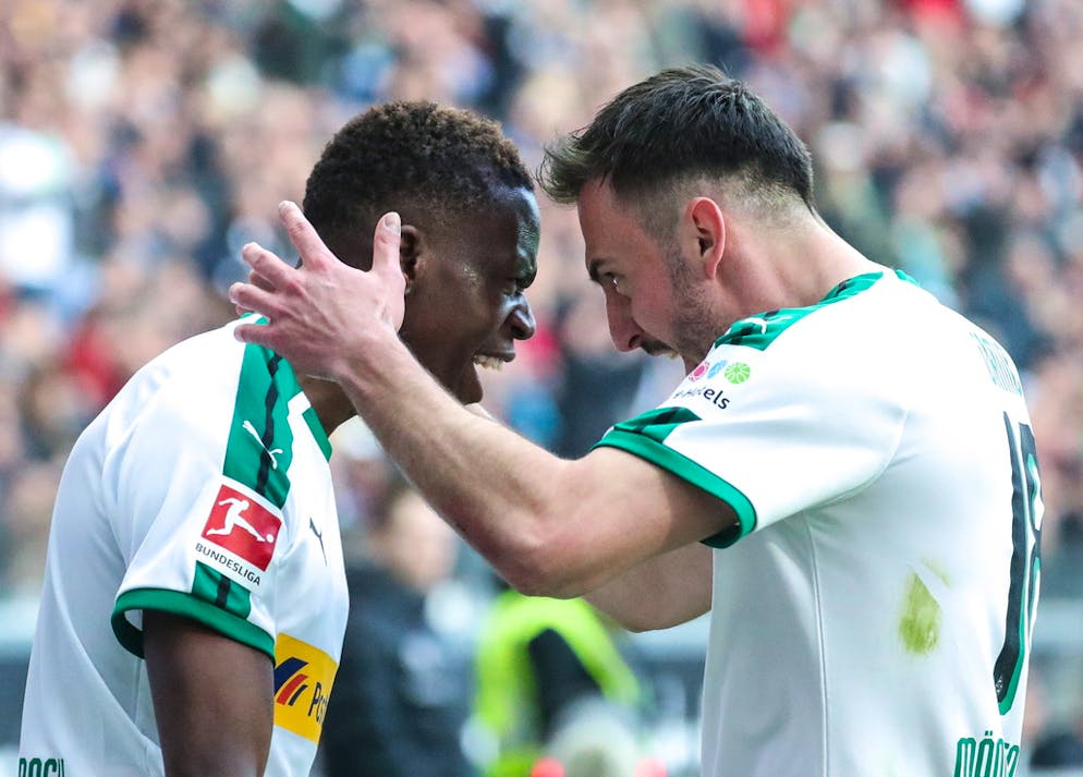Denis Zakaria (l.) und Josip Drmic hat Eberl in der Super League entdeckt.