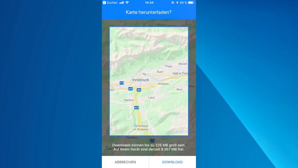 Google Maps als perfekter Reisebegleiter. Vor einer Reise, vor allem wenn es ins Ausland oder in eine Gegend mit schlechter Mobilfunkabdeckung geht, sollte man den Kartenabschnitt des Zielortes für die Offline-Nutzung herunterladen. Dazu muss einfach «ok maps» in die Suchmaske eingegeben werden.