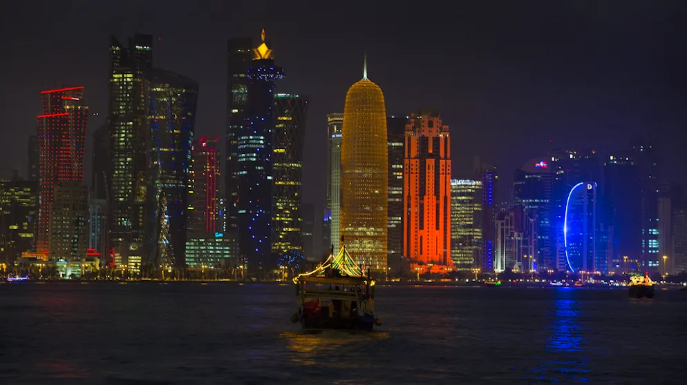Die Skyline von Doha, der Hauptstadt Katars am persischen Golf. Vier Millionen Franken sollen von hier den Weg in Schweizer Moscheen gefunden haben.