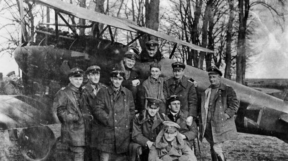 Der Rote Baron und sein Kampfflugzeug - Manfred von Richthofen