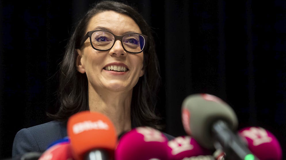 Die neue SRF-Direktorin Nathalie Wappler hat in mehreren Interviews vom Samstag den Umbau beim SRF skizziert. (Archivbild)