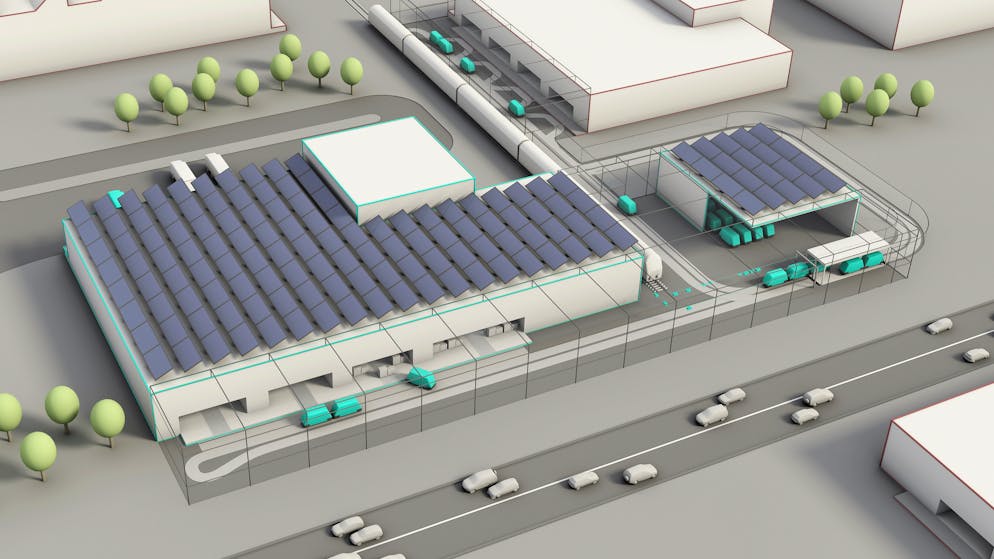 Cargo Sous Terrain: Güter unter die Erde. Die Logistikzentren liessen sich an gut mit Bahn und Strasse erschlossenen Punkten ausserhalb der grossen Agglomerationen errichten.