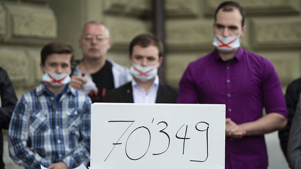 Diskriminierung. 70'349 Unterschriften gegen neue Strafnorm