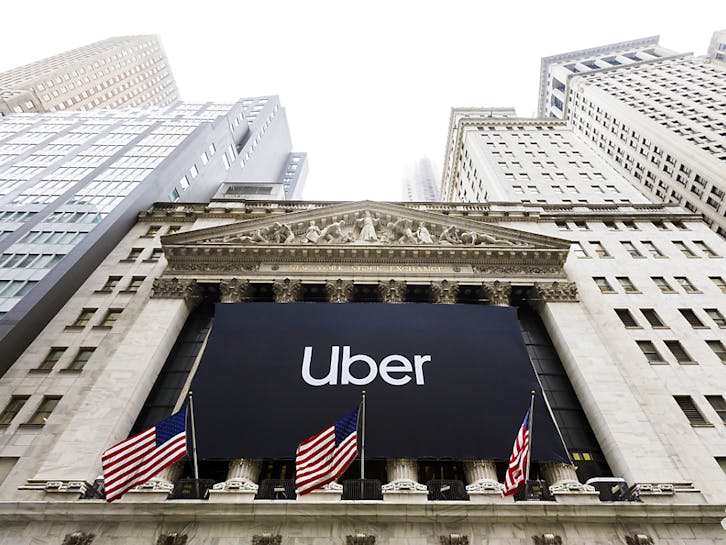 Entrée en Bourse. Uber envahit la Bourse de New York.