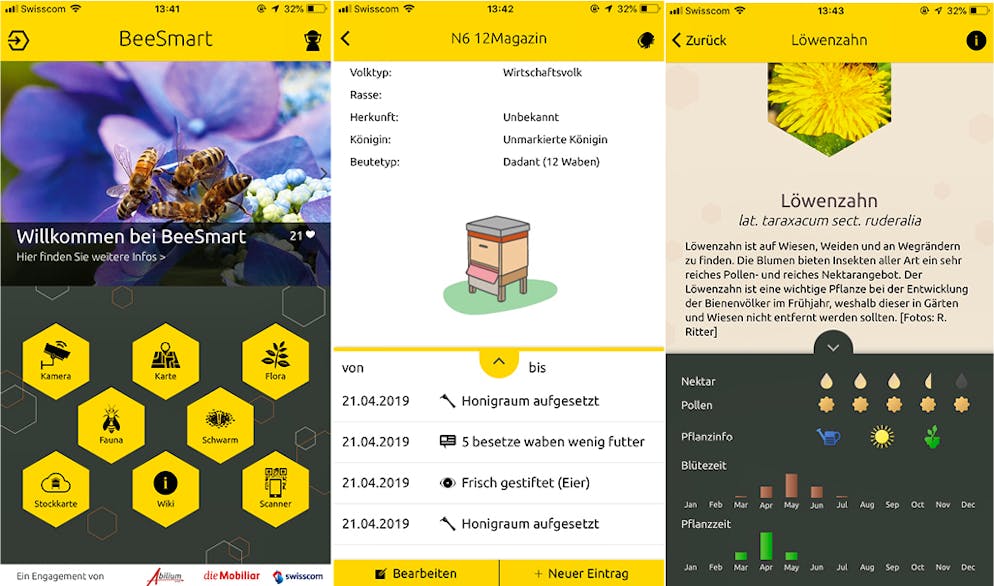 l’app BeeSmart mette in rete anche gli apicoltori e consente una gestione digitale degli insetti.