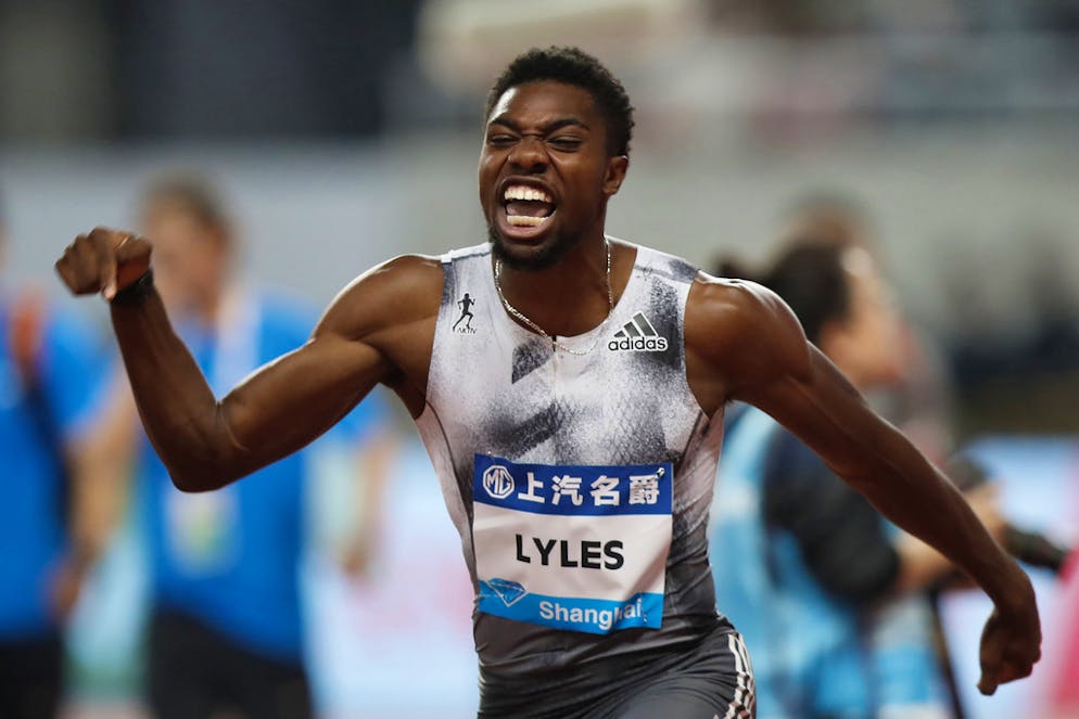 Noah Lyles düpierte in Schanghai seinen Landsmann Christian Coleman und stellte in 9,86 Sekunden eine Jahresweltbestleistung auf