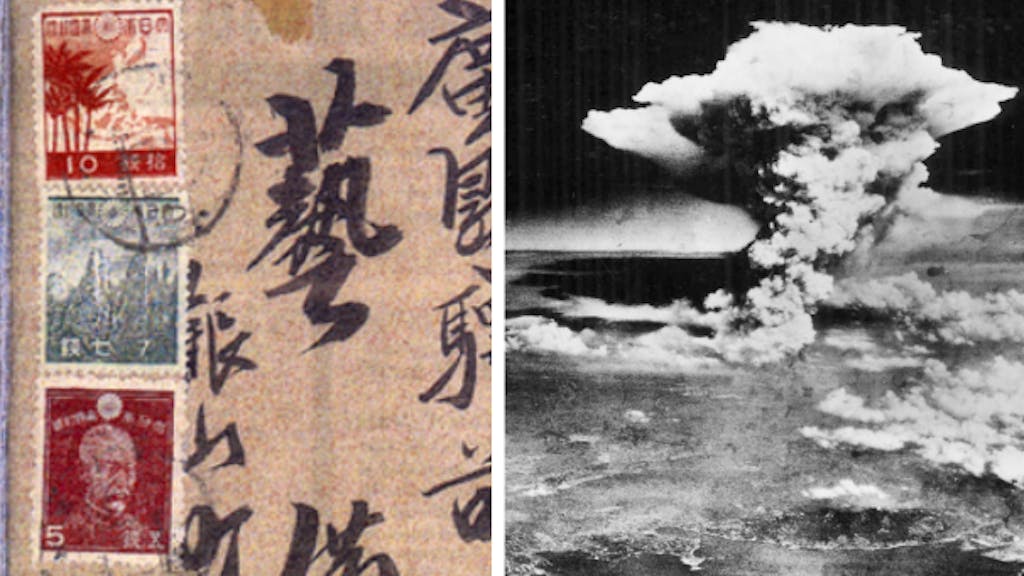 Atombomen-Angriff. Er strahlt noch immer – «Hiroshima-Brief» ist Sammlern viel wert
