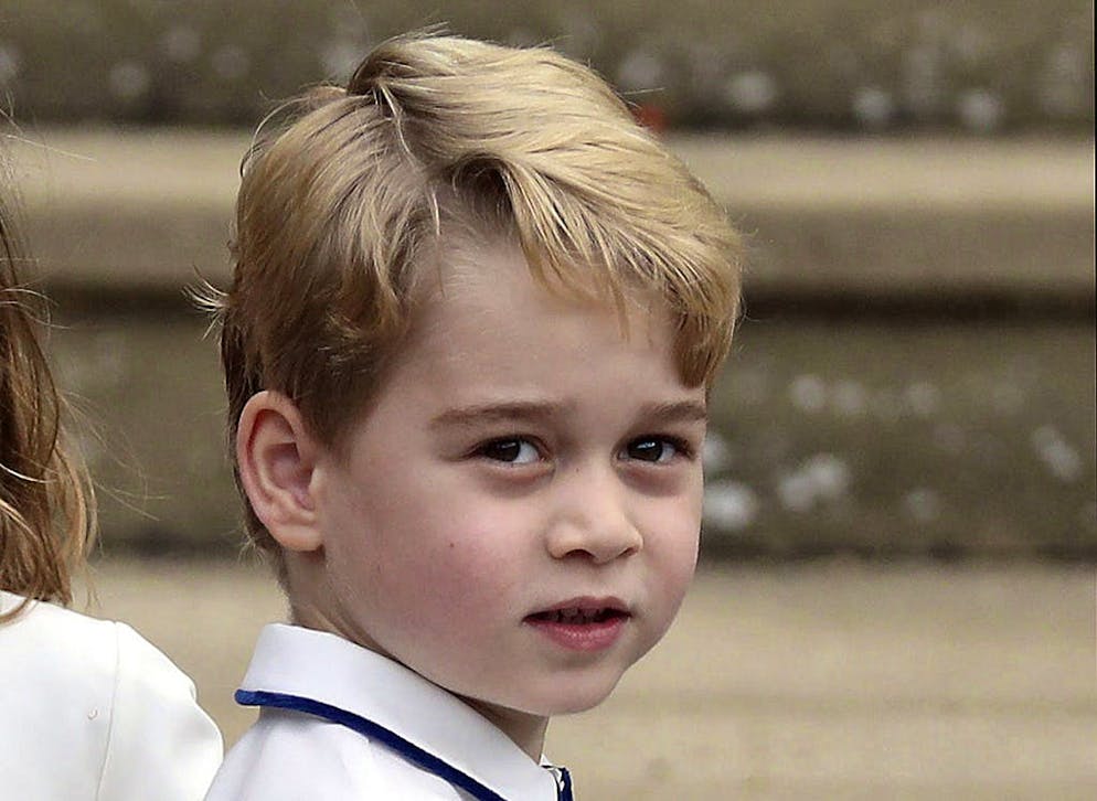 Il principe George, futuro re d'Inghilterra.