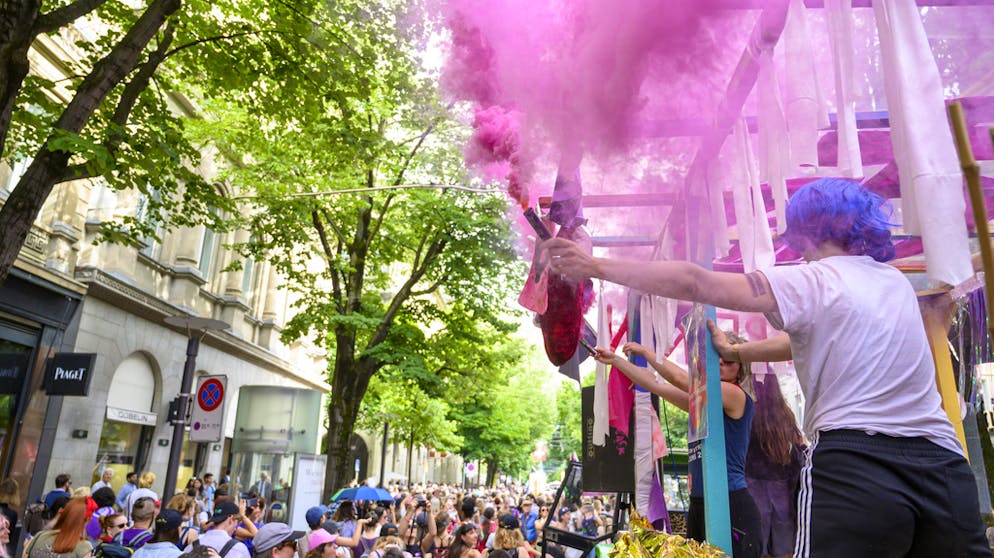 Frauenstreik am 14. Juni 2019. Bunt und vielfältig präsentierten sich die Demonstrantinnen am Frauenstreik 2019.