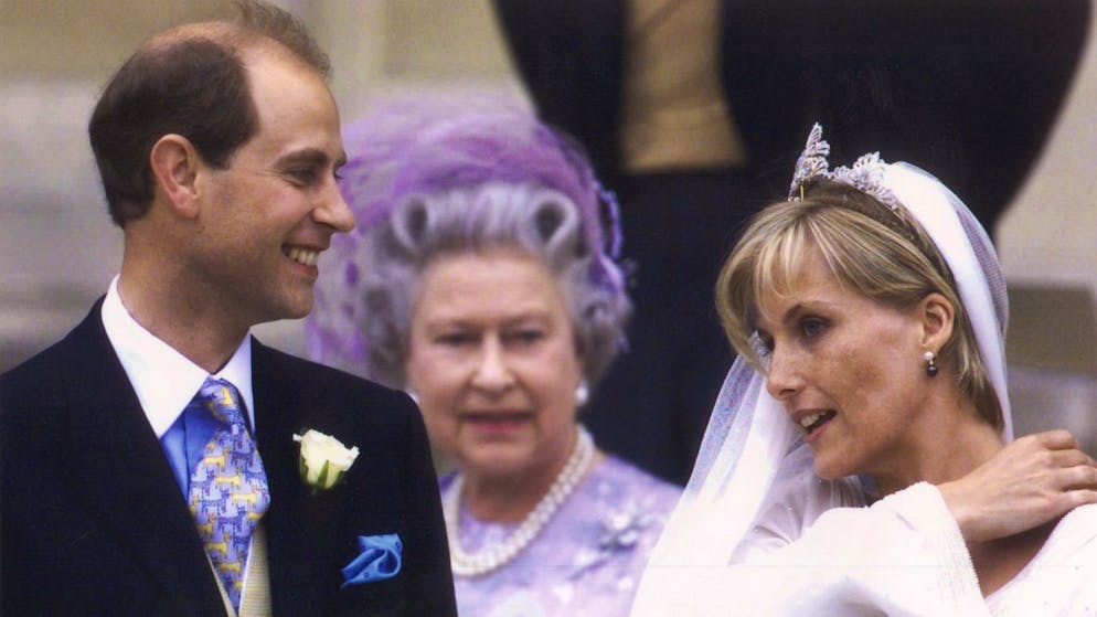 Genau 20 Jahre ist es her, dass der britische Prinz Edward seine Sophie geheiratet hat. Von den vier Kindern der Queen ist er der Einzige, dessen erste Ehe gehalten hat. (Archivbild)