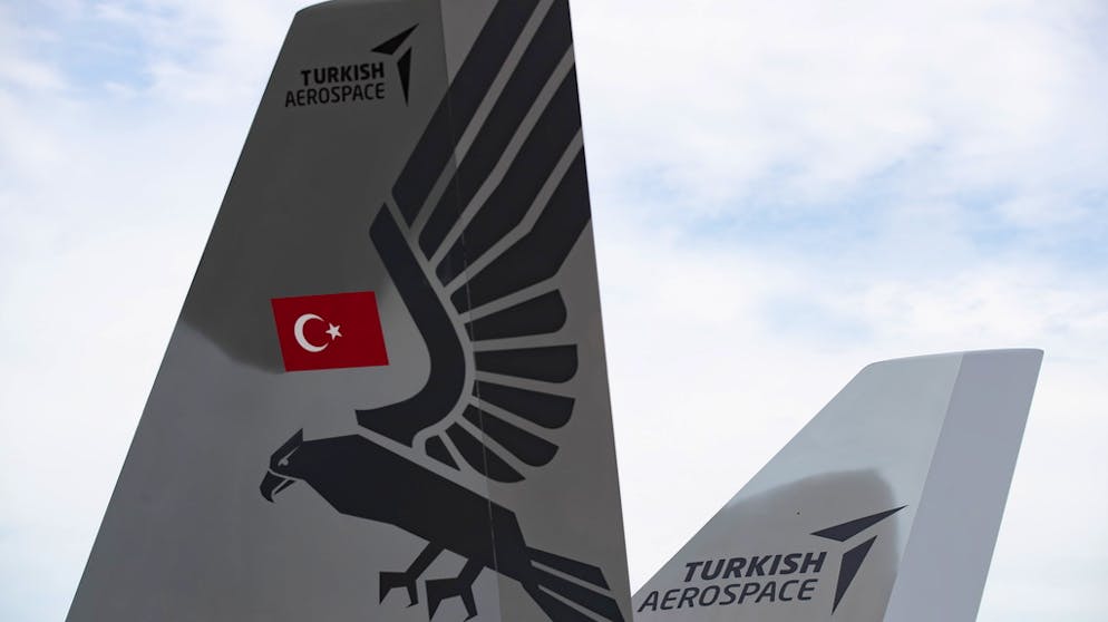 Paris Air Show 2019. Voilà: das Model des TF alias Turkish Fighter.