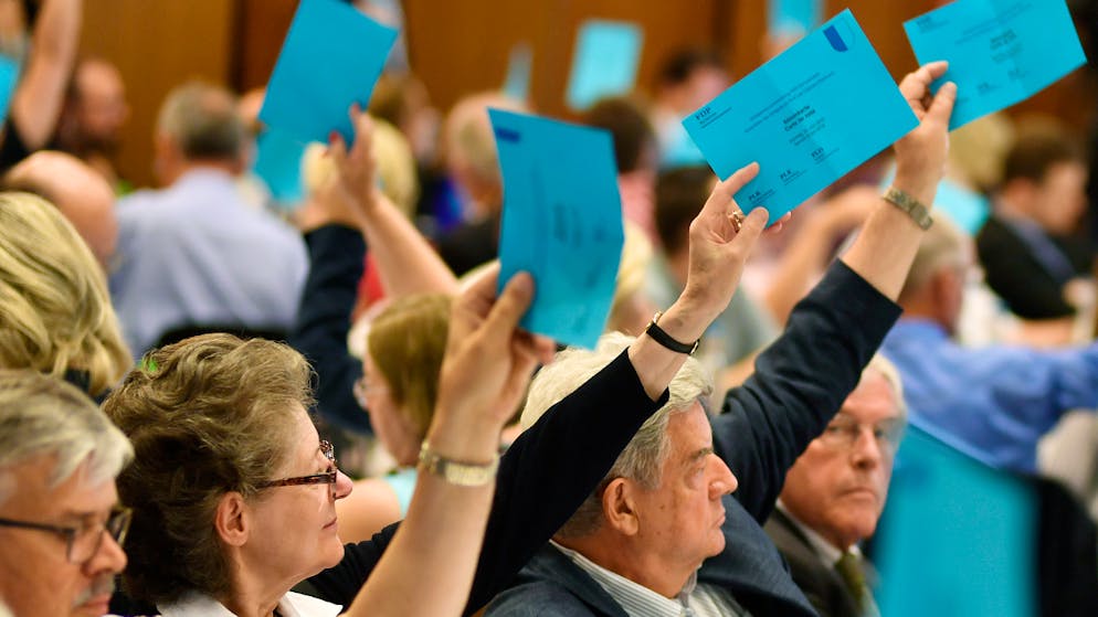 FDP Schweiz klar für Klima und Umwelt. Die Delegierten der FDP Schweiz mussten in Zürich über das Klima- und Umweltpapier der Partei abstimmen.