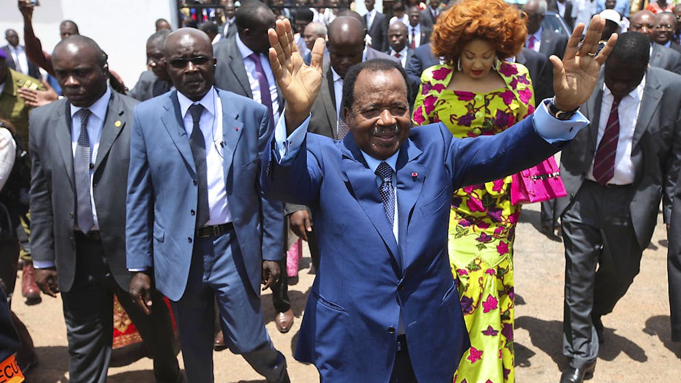 Il presidente del Camerun Paul Biya.