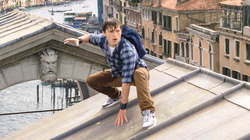 Das sind die Kino-Highlights im Juli. Von wegen Urlaub: Im Venedig ist von Peter Parker wieder voller Einsatz gefragt.