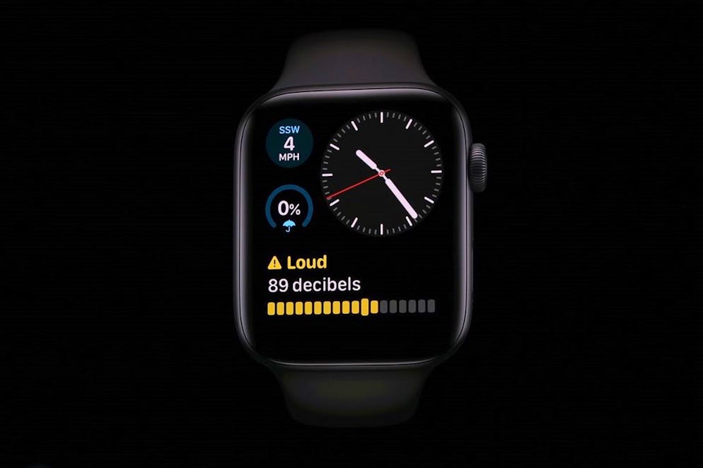 Die Apple Watch schützt ab watchOS 6 vor Gehörschäden.