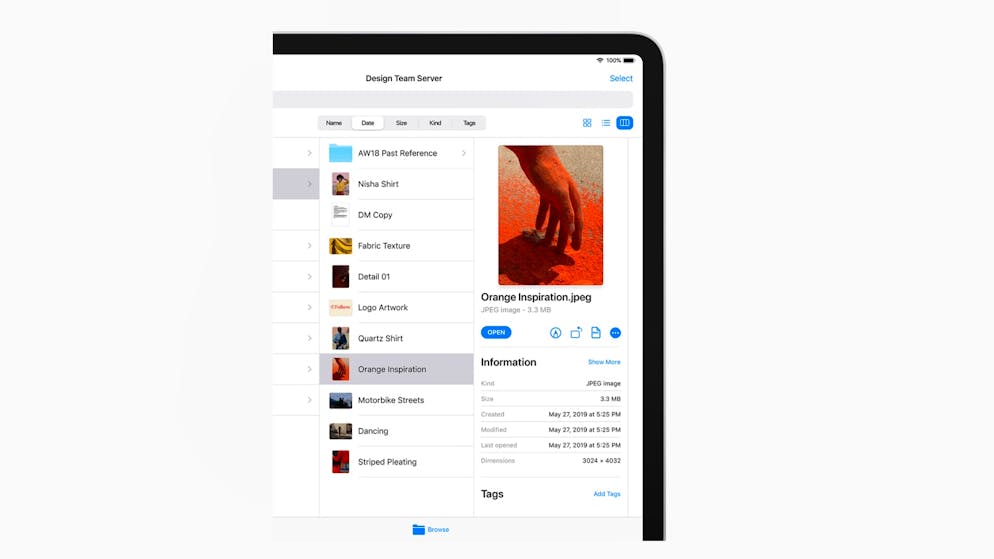 Das kann das neue iPadOS. Das iPad kann nun auch auf externe Speichermedien wie eine SD-Karte zugreifen.