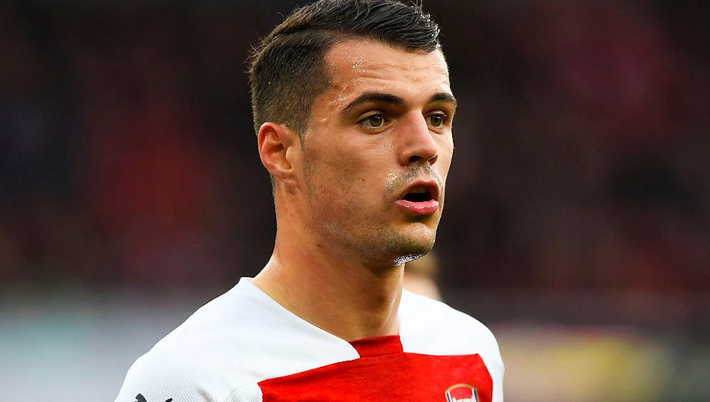 Granit Xhaka potrebbe presto lasciare l'Arsenal.