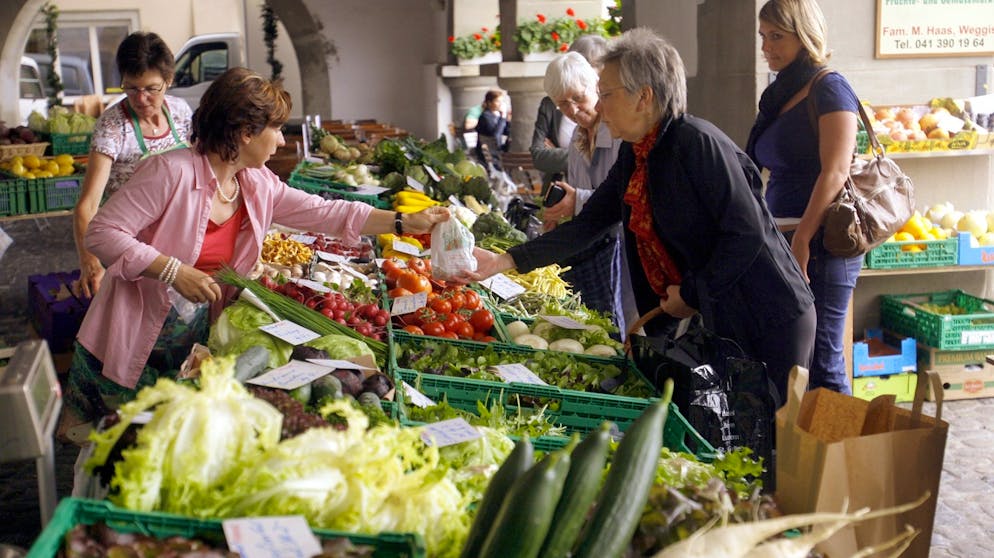 Zehn Tipps, wie Sie die Umwelt schonen können. Der Wochenmarkt in Luzern hat eine lange Tradition und bietet frische Produkte aus der ganzen Region.