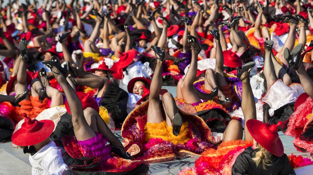 La Fête des Vignerons commence à Vevey. Avant le lancement des festivités, des comédiens et des comédiennes ont répété avec passion leur performance dans l’arène de 20 000 places.