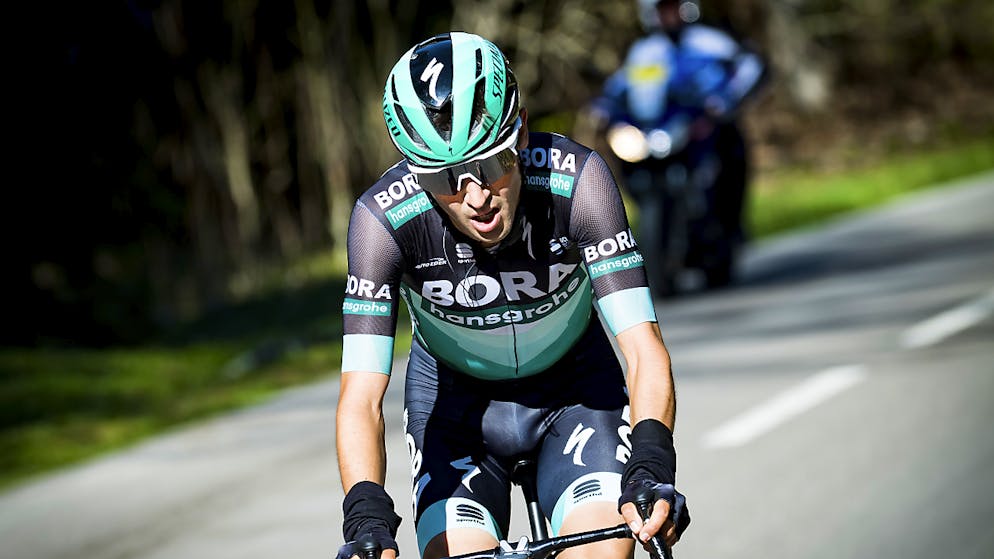 Der Deutsche Emanuel Buchmann liegt nur gut zwei Minuten hinter Leader Julian Alaphilippe zurück