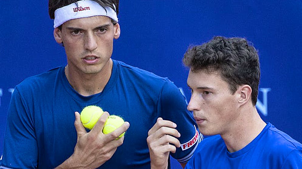 Der Zürcher Marc-Andrea Hüsler (23) und der Churer Jakub Paul (20) stehen im Doppel völlig unerwarteterweise in den Halbfinals