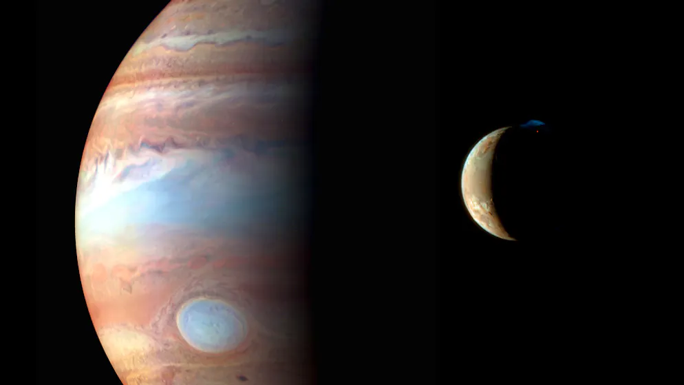 Unnützes Mond-Wissen. Unser Mond ist der zweitdichteste der Milchstrass – nur Jupters Mond Io hat noch mehr Masse.