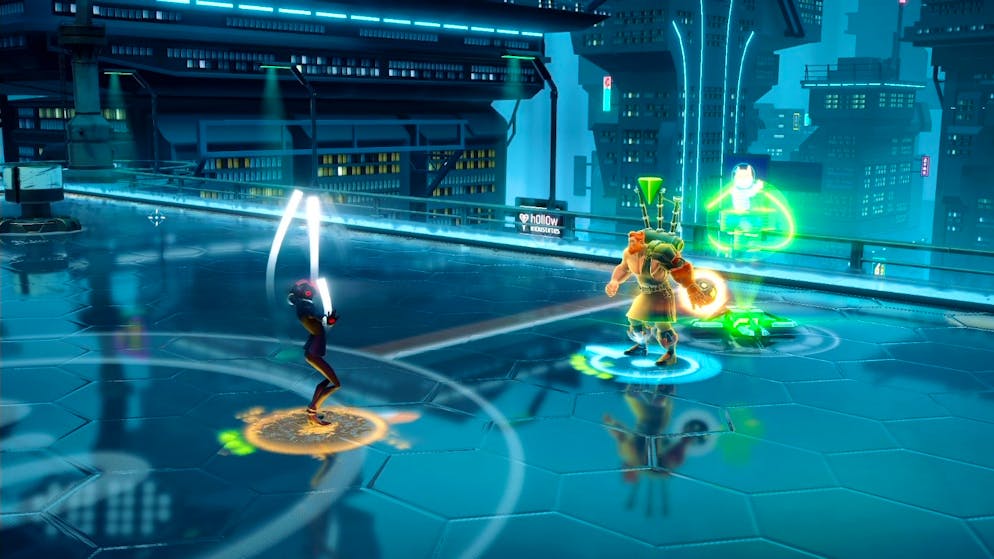 Unsere persönlichen Highlights der Gamescom 2019. Steel Circus<br>«Das Entwickler-Team von Oasis Games war sympathisch und locker. Ohne grosses Drumherum konnten wir direkt gegen die Macher und Profis des Spiels «Steel Circus» antreten. Natürlich waren wir hoffnungslos unterlegen. Also, kurzerhand die Mannschaften neu formiert und scho  entfaltete «Steel Circus» seinen ganzen Charme. Eine Art Mischung aus «League of Legends» und «Rocket League», die toll funktioniert.» (Pascal Wengi)