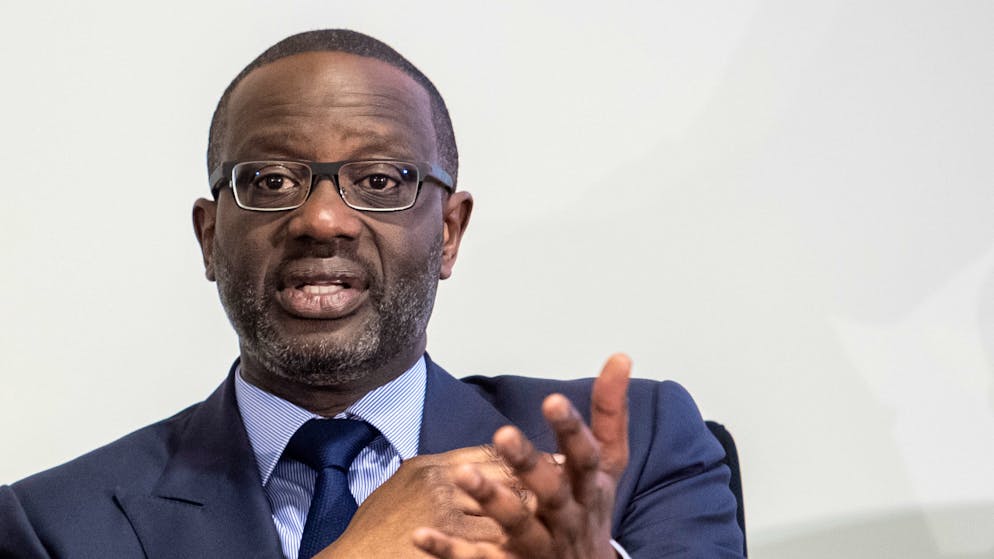 Die Credit Suisse reorganisiert ihren Heimmarkt: CEO Tidjane Thiam an einer Pressekonferenz im Februar 2019 in Zürich.