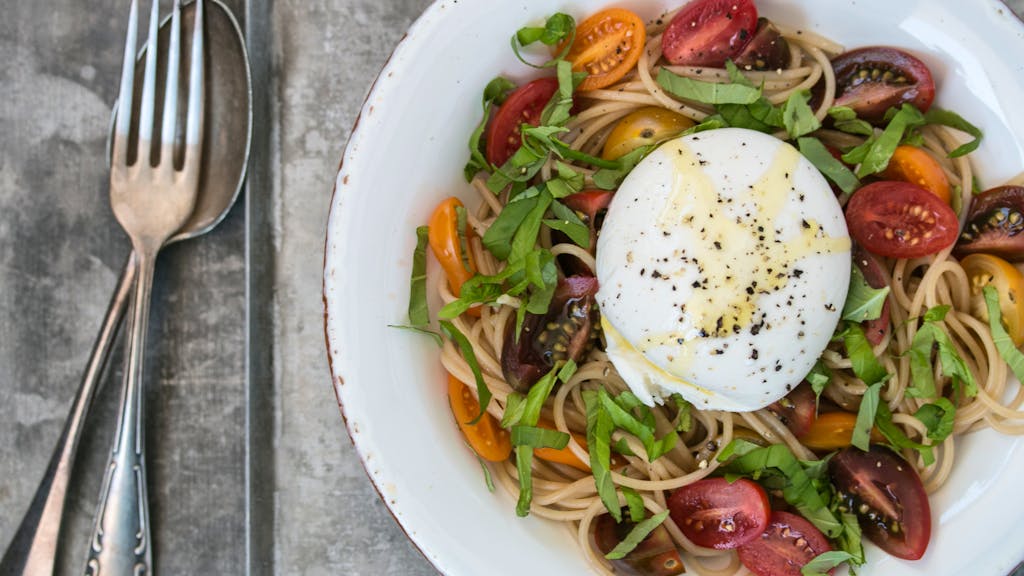 Wochenend-Rezept. Einfach cremig – die Spaghetti mit Burrata von Nadja Zimmermann
