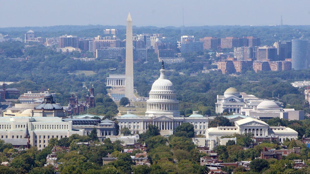 Nicht nur Jakarta: Diese Städte drohen zu versinken. Auch die US-Hauptstadt Washington sinkt langsam aber sicher ab.