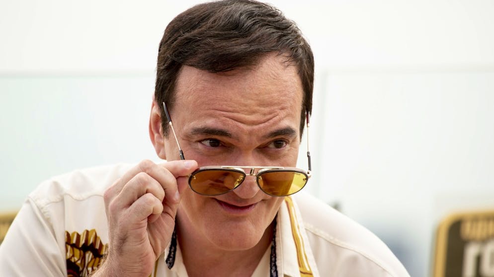 «Once Upon a Time in Hollywood». Ganz im Geiste der 1960er: Quentin Tarantino scheint auch gern vor der Kamera zu stehen.