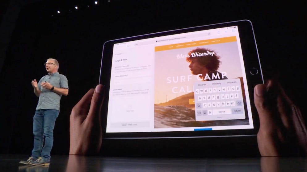 Die Highlights der Apple-Keynote. Dieses kann viel Features des neuen iPadOS in Anspruch nehmen, wie die schwebende Tastatur.