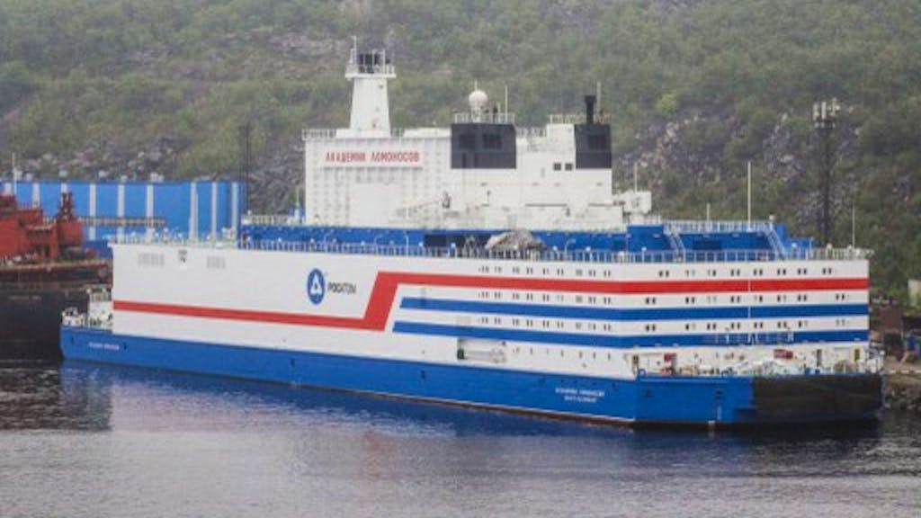 Nordostsibirien. Erstes schwimmendes Atomkraftwerk hat sein Ziel erreicht