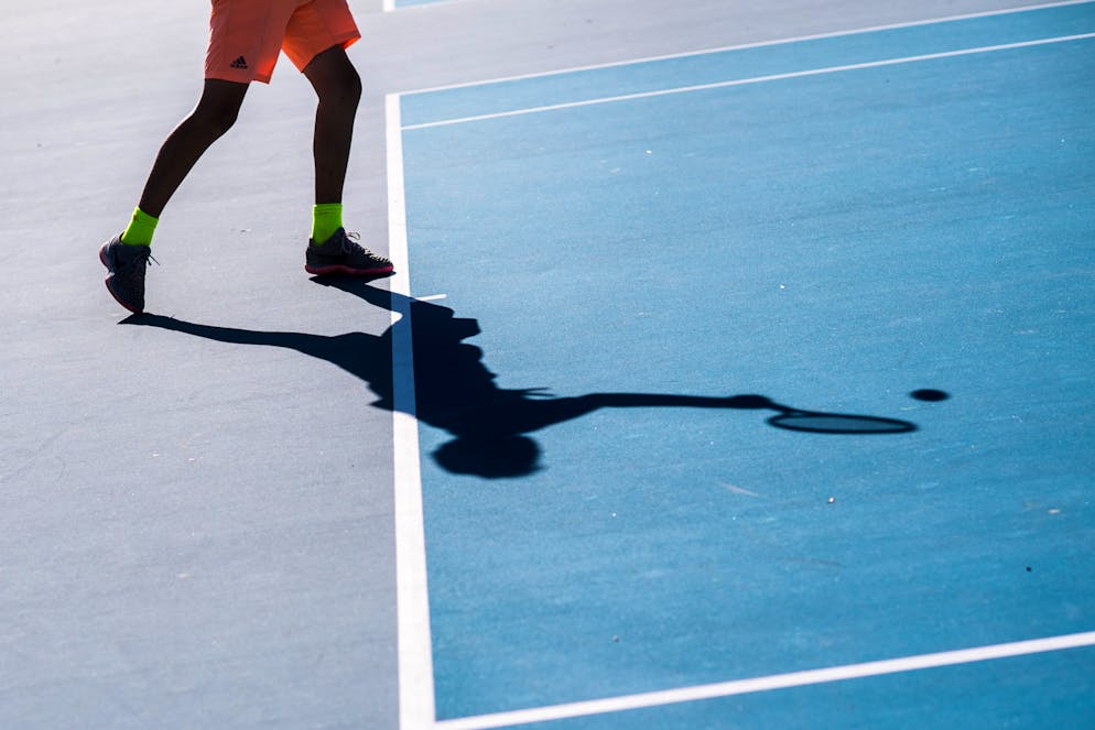 Nella foto un momento dell'allenamento del tennis durante l'edizione 3T dello scorso anno.