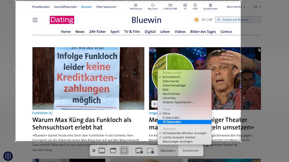 Screenshots auf Windows und Mac erstellen. Alternativ gibt es noch die eigene «Bildschirmfoto»-App, die sich über die Spotlight-Suche aufrufen lässt. Hierbei kann man etwa eine Zeitverzögerung einstellen, nach der ein Bild erstellt wird.
