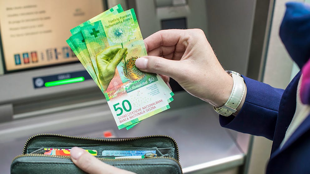 Die neunte Schweizer Banknoten-Serie. Die 50er-Note zeigt die Schweiz von ihrer erlebnisreichen Seite, Hauptelement der Gestaltung ist dabei der Wind.