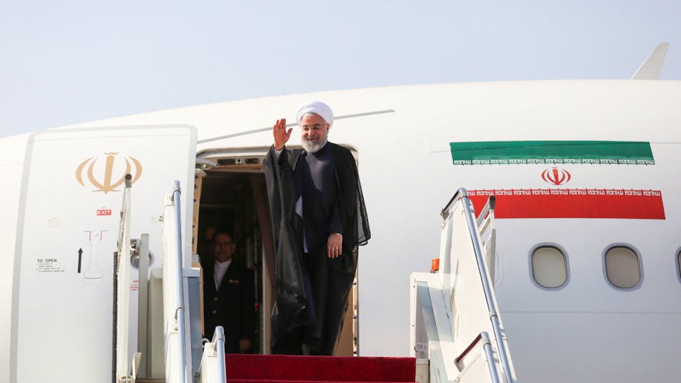 Il presidente Hassan Rohani
