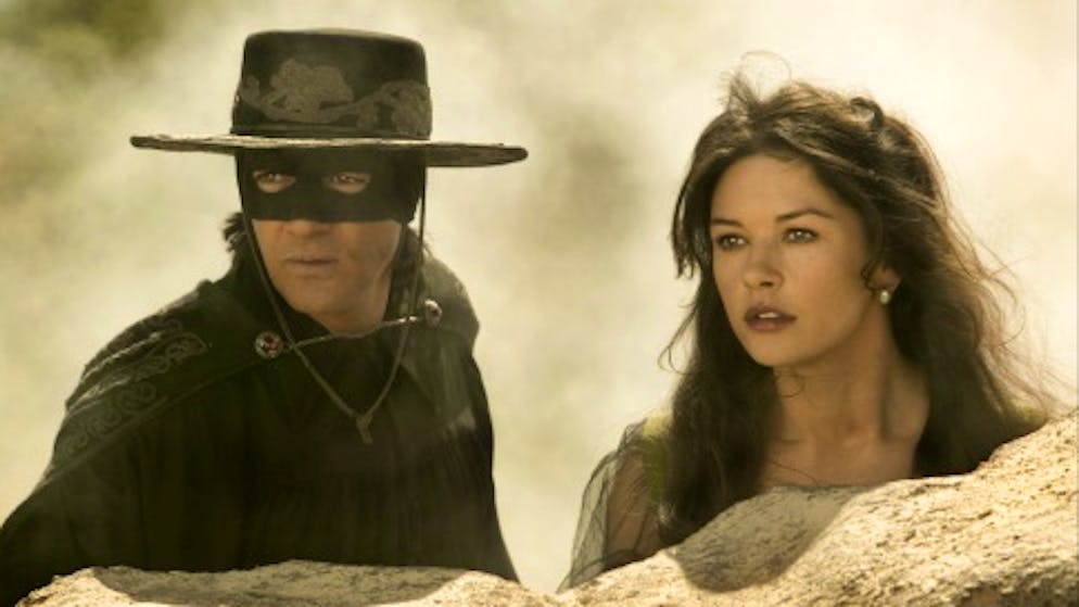 Douglas und Zeta-Jones. Catherine Zeta-Jones war auch in beiden Verfilmungen von «Zorro» an der Seite von Antonio Banderas zu bestaunen.