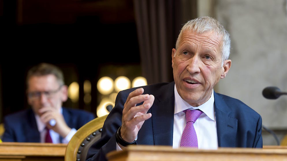 Letzter Tag für Dutzende Parlamentarier. Einer von 48: Ständerat Konrad Graber (CVP/LU) tritt nicht zur Wiederwahl an. (Archivbild)