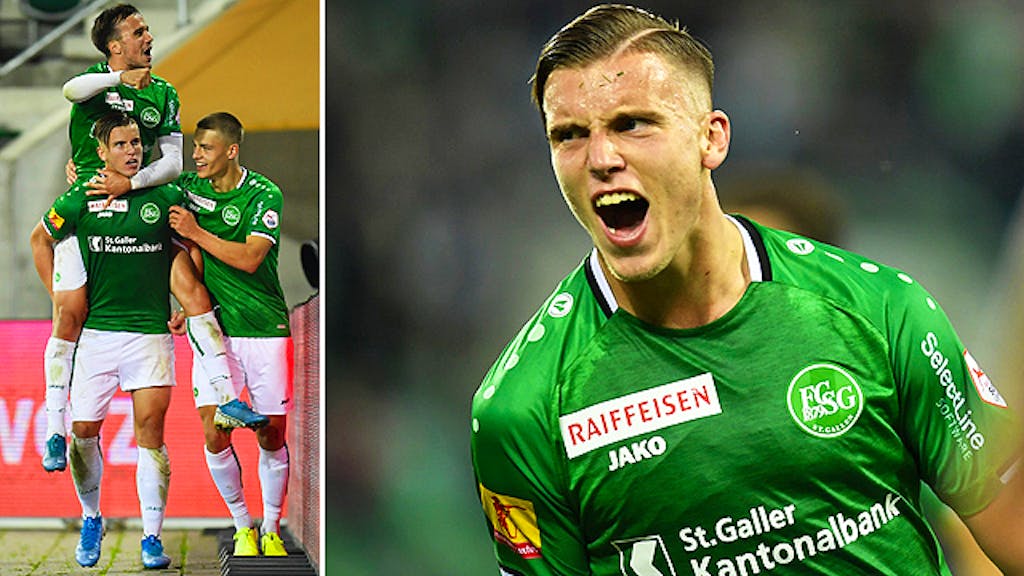 Super League. St. Gallen fährt mit einer Gala gegen Thun den dritten Sieg in Folge ein