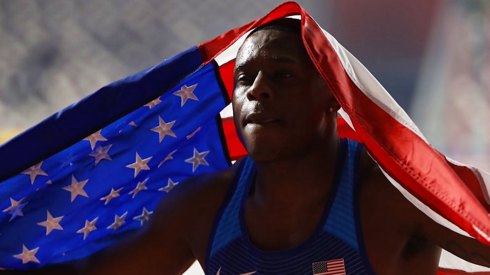 Die besten Bilder der Leichtathletik-WM 2019. Der Amerikaner muss sich im Anschluss viele kritische Fragen gefallen lassen, hat er doch in einem Jahr drei Dopingtests verpasst.