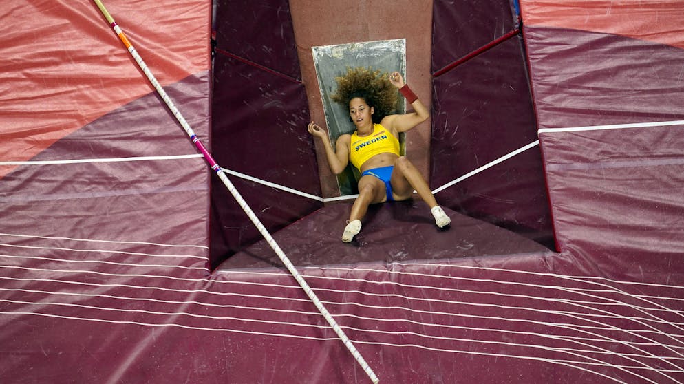 Die besten Bilder der Leichtathletik-WM 2019. Und so sieht es aus, wenn ein Sprung komplett misslingt.