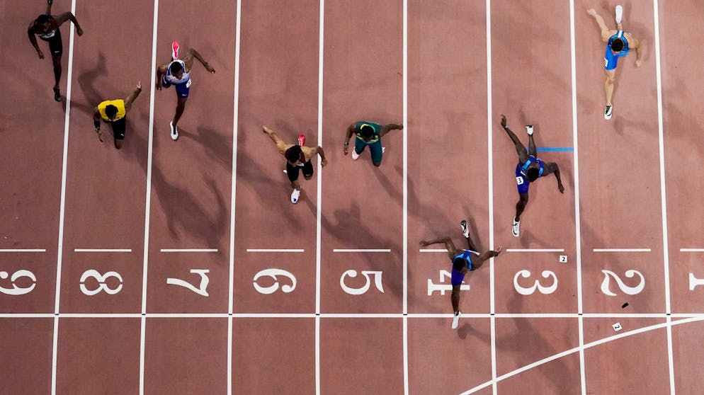 Die besten Bilder der Leichtathletik-WM 2019. Christian Coleman sprintet im 100-m-Final überlegen zu Gold.