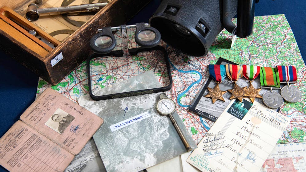 Der Zweite Weltkrieg aus der Sicht eines britischen Hauptmanns. Eric Cooper hat zahlreiche Memorabilia aus seinen Einsätzen im Zweiten Weltkrieg zurückbehalten – nun soll die Sammlung versteigert werden.